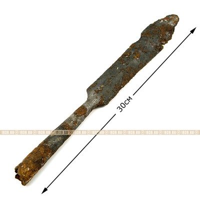 Наконечник копья 30 см. Сарматы. 1-2 век до нашей эры. Возраст 2000 лет.