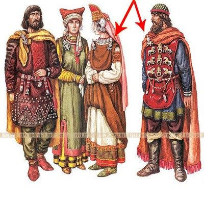 Фибула с руническим символом. 