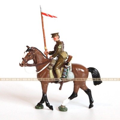 Оловянный солдатик. Британский конный улан времен Первой Мировой Войны.