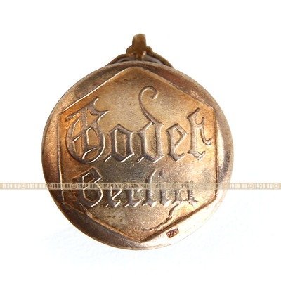 Серебряная миниатюра знака подводника 1914-18 гг. Godet Berlin. 900 проба.