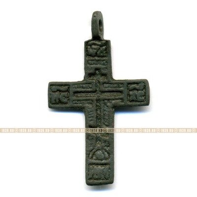 Старинный православный нательный крестик. Россия XVIII-XIX век
