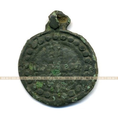 Раннехристианская иконка-привеска с крестом. Славяне XII – XIII век.