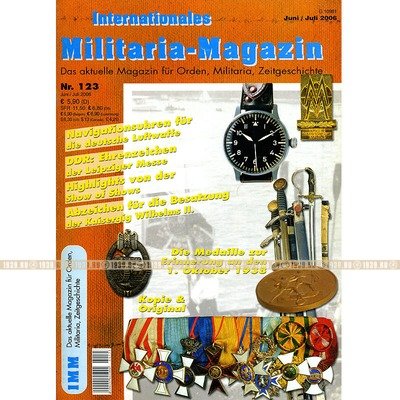 Militaria-Magazin #123. Журнал для коллекционеров наград и униформы Третьего Рейха.