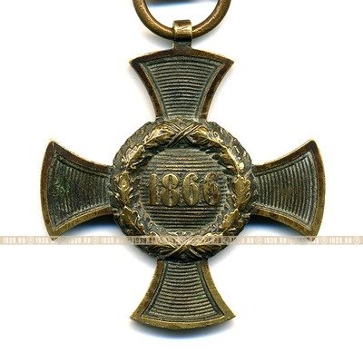Крест участника Прусско-австрийской войны 1866 года.