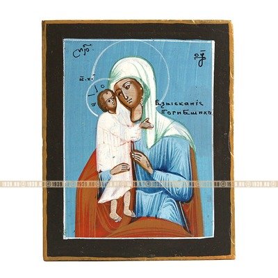 Старинная икона Пресвятой Богородицы, именуемый «Взыскание погибших». Россия XIX век.