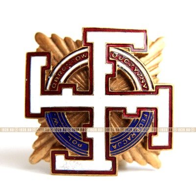 Нагрудный знак Федерации польских союзов защитников родины 1927-1939 гг.