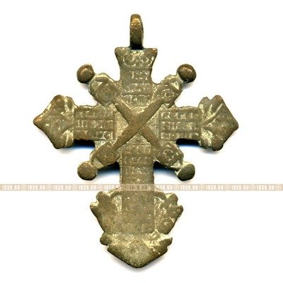 Старинный православный нательный крест XVIII  века.