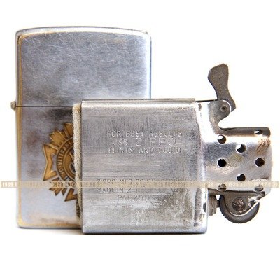 Старая бензиновая зажигалка Zippo времен войны во Вьетнаме. Pat 2517191 - выпуск 1962 г