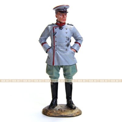 Коллекционный оловянный солдатик Молодой обер-лейтенант Герман Геринг 1918 год. Красивый оловянный солдатик в подарок.