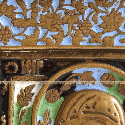 Старинная бронзовая икона Пресвятая Богородица Казанская. Россия, Москва первая половина XIX века. Мастер Игнат Тимофеев