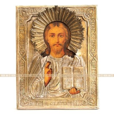 Старинная печатная икона 