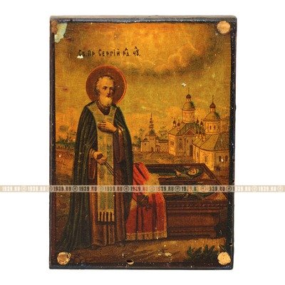 Старинная печатная иконка 