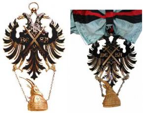 Шейный знак 1 степени ордена Беса образца 1926-1939 гг (с бантом и без)